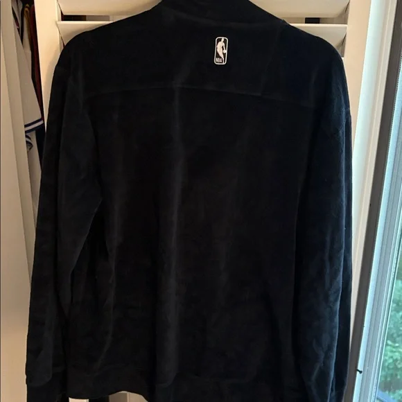 NBA Raptors Black Velour Fleece Jacket - Picture 4 of 4